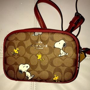 Coach X Peanuts cross body bag. New with tags.
